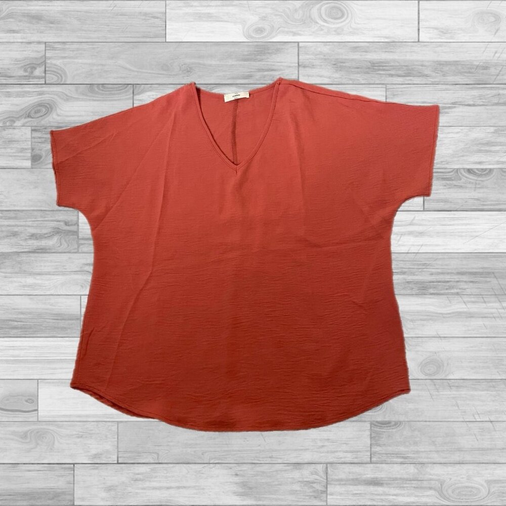 Entro burnt Orange Blouse size small